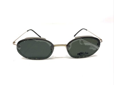 EVOLITE Eyeglasses Frames 103 43-18-135 Matte Gold Full Rim W/sunclip ZK66