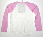 Raglan Baseball Tee Cotton White & Pink Girl's Size Small NWOT | eBay