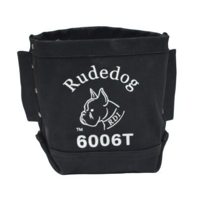 Rudedog USA Black Canvas Bolt Bag w/ Tape Holder #B-6006T-TH   Heavy Duty