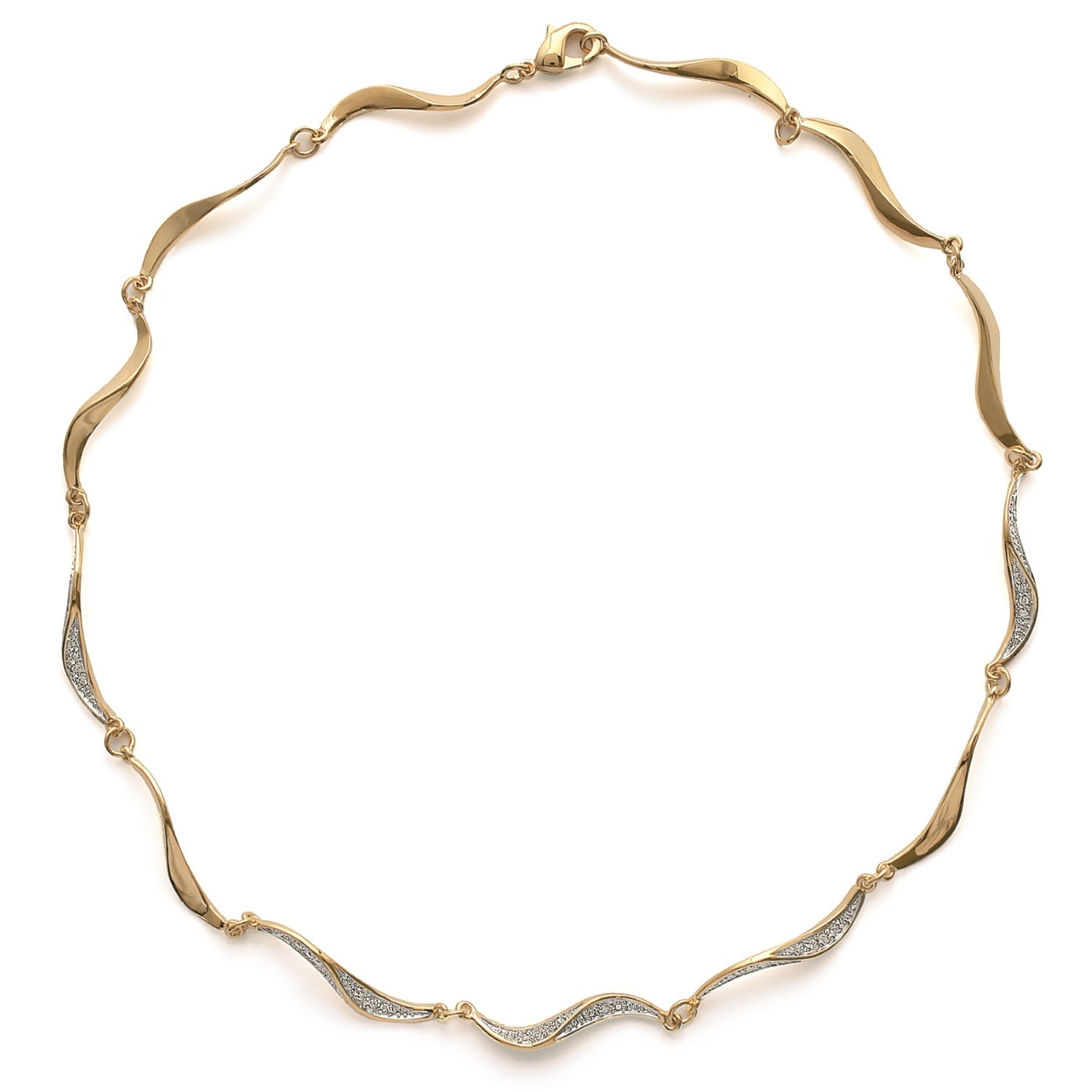 Bracelet rigide torsadé plaqué or 18 carats femme aux finitions luxe