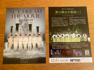 NCT DREAM In A Dream Japan mini-poster K-POP BTS Hot Sauce Glitch Mode ISTJ