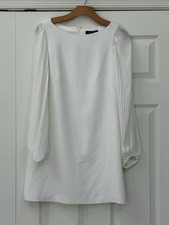 Women’s White Billowy Sleeve Dress Size 0