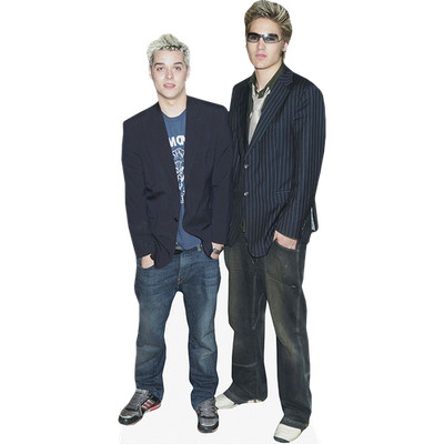 Matt Willis und Charlie Simpson (Duo) Mini Celebrity Cutout