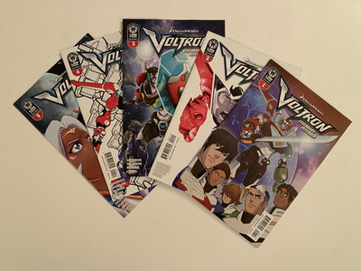 Voltron Legendary Defender Volume 2 1-5 Complete Set Lion Forge Show Comics