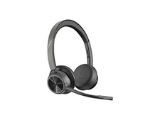 Poly Voyager 4320 UC Wireless Headset USB-C Bluetooth Boom Mic Teams Black