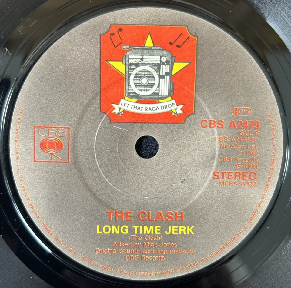 THE CLASH 'ROCK THE CASBAH' 7'' SINGLE CBS RECORDS CBSA2479 1982 UK FIRST PRESS - Изображение 4 из 4
