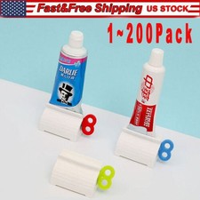 Toothpaste Squeezer Bathroom Tube Easy Stand Dispenser Rolling Holder Seat