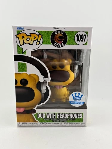 Funko POP! Disney Pixar Dug Days - Dug With Headphones #1097 - Funko Exclusive