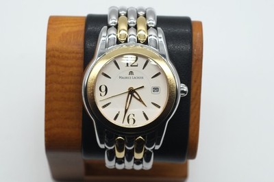 Neuwertige Herren MAURICE LACROIX SPHERE SH1018 Bicolor ARMBANDUHR Quarz
