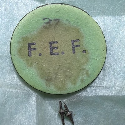 FEF Fleurier 370 Balance Staff watch part #724 ''2'' staffs