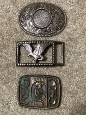 3 Very Nice Belt Buckles