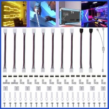 75Pcs/set 4Pin LED Strip Connector Kit for 5050 10mm LED Light Strip Accessories