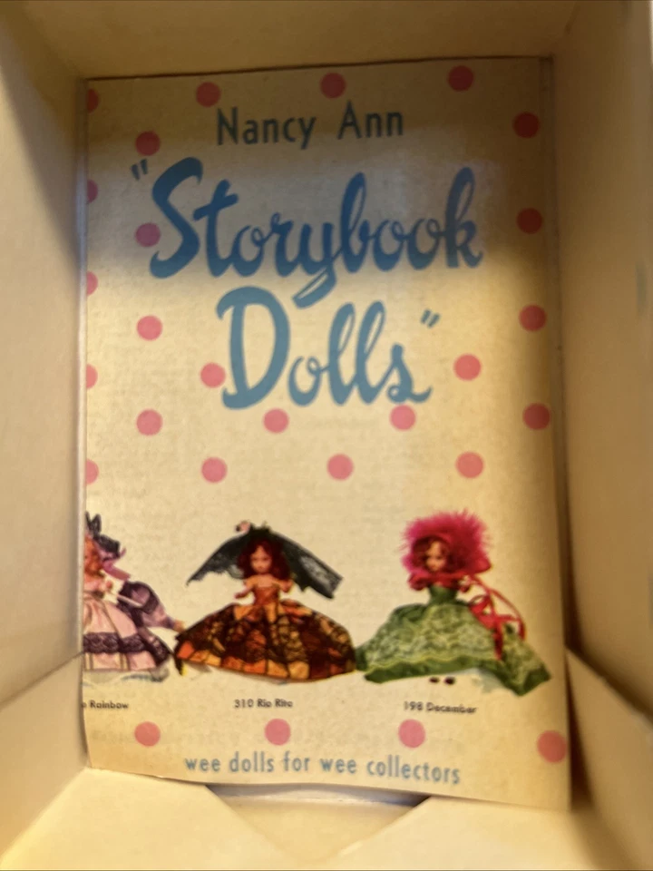 "Muñeca Nancy Ann Storybook de colección bisque NASB articulada #210 Hush Baby con caja" Foto 3 de 4