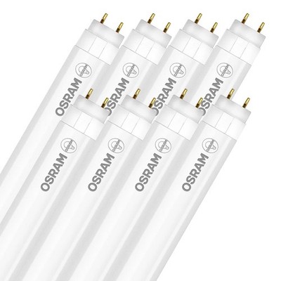 8 x Osram LED Röhre SubstiTube UN T8 60cm 8W/830 G13 720lm warmweiß EVG & KVG
