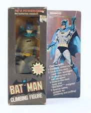 Batman Climbing Figure Remco Vtg 1979 New Open Box Accesories Sealed W/ Sticker