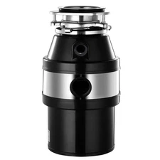 3/4 HP Garbage Disposal Food Waste Disposer Continuous Feed Stainless Steel New-