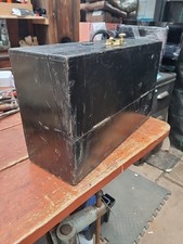 Vintage Wooden Toolbox Carpenters black