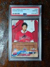 2018 TOPPS OPENING DAY #200 SHOHEI OHTANI ROOKIE RC PSA 10