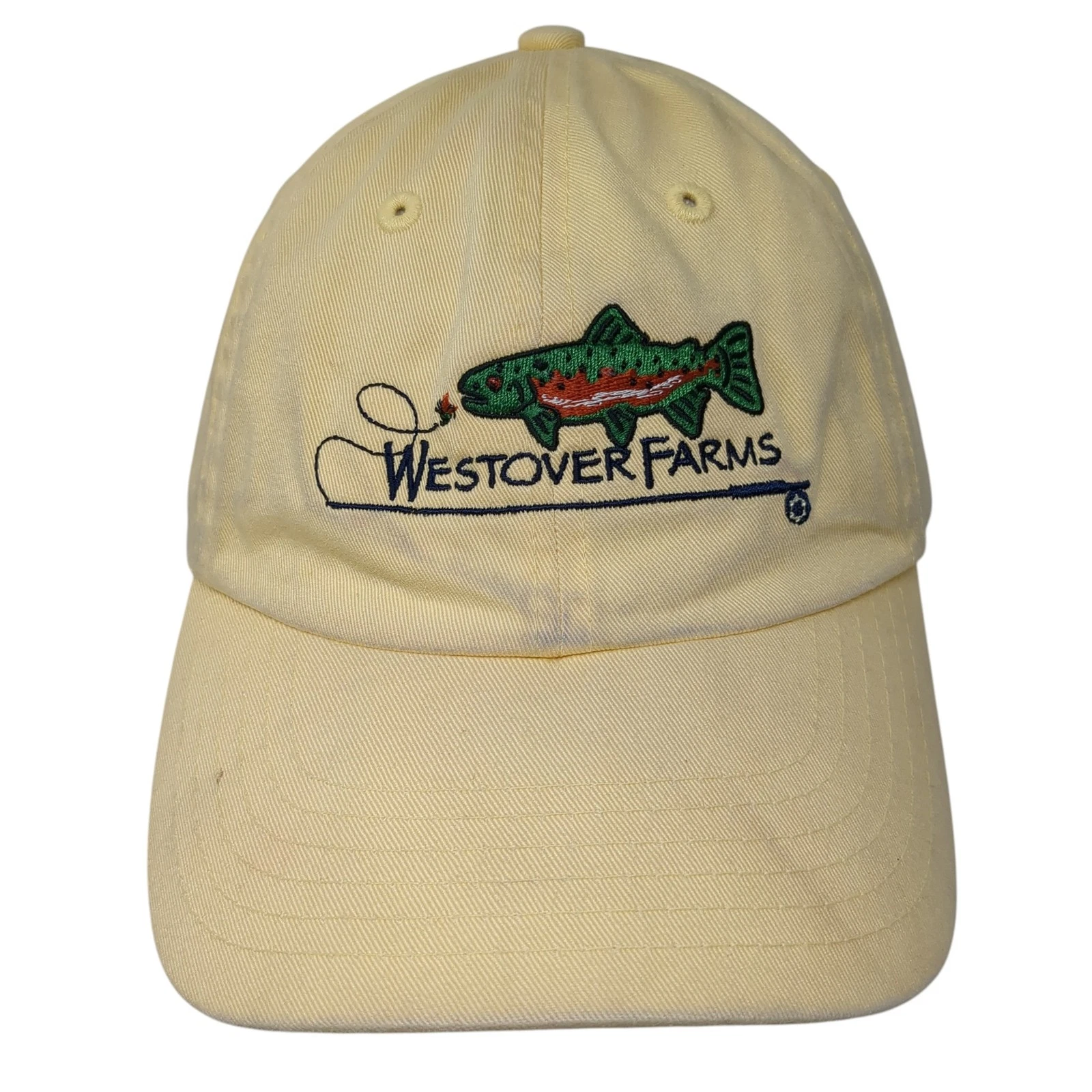 Westover Farms Slideback Hat Yellow One Size Embroidered Imperial