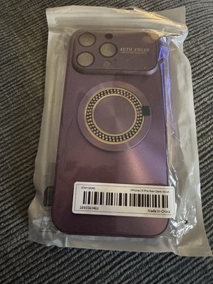 Apple Promax 15 Case  Purple New With A Handle To Hold