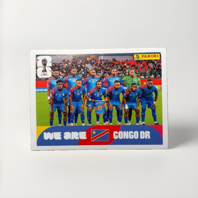 Congo Dr FIFA World Cup 2026 Team sticker panini