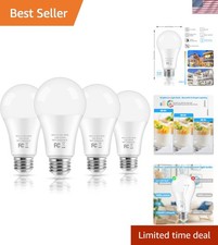 LED Light Bulbs, 100 Watt Equivalent A19, 13W 5000K Daylight White 1500 Lumen...