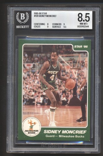 Sidney Moncrief #128 1985 Star card