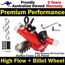 GEN1 High Flow Turbo Charger With Genuine Oil Feed Pipe For Holden Cruze 1.4L
