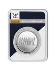1 oz silver America’s Navy Logo In Tep .999 Pure Fine BU US Navy Military