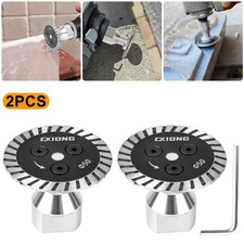 2x 5/8"-11 Diamond Cutting Disc 50mm Engraving Saw Blade Carving Marble Granite