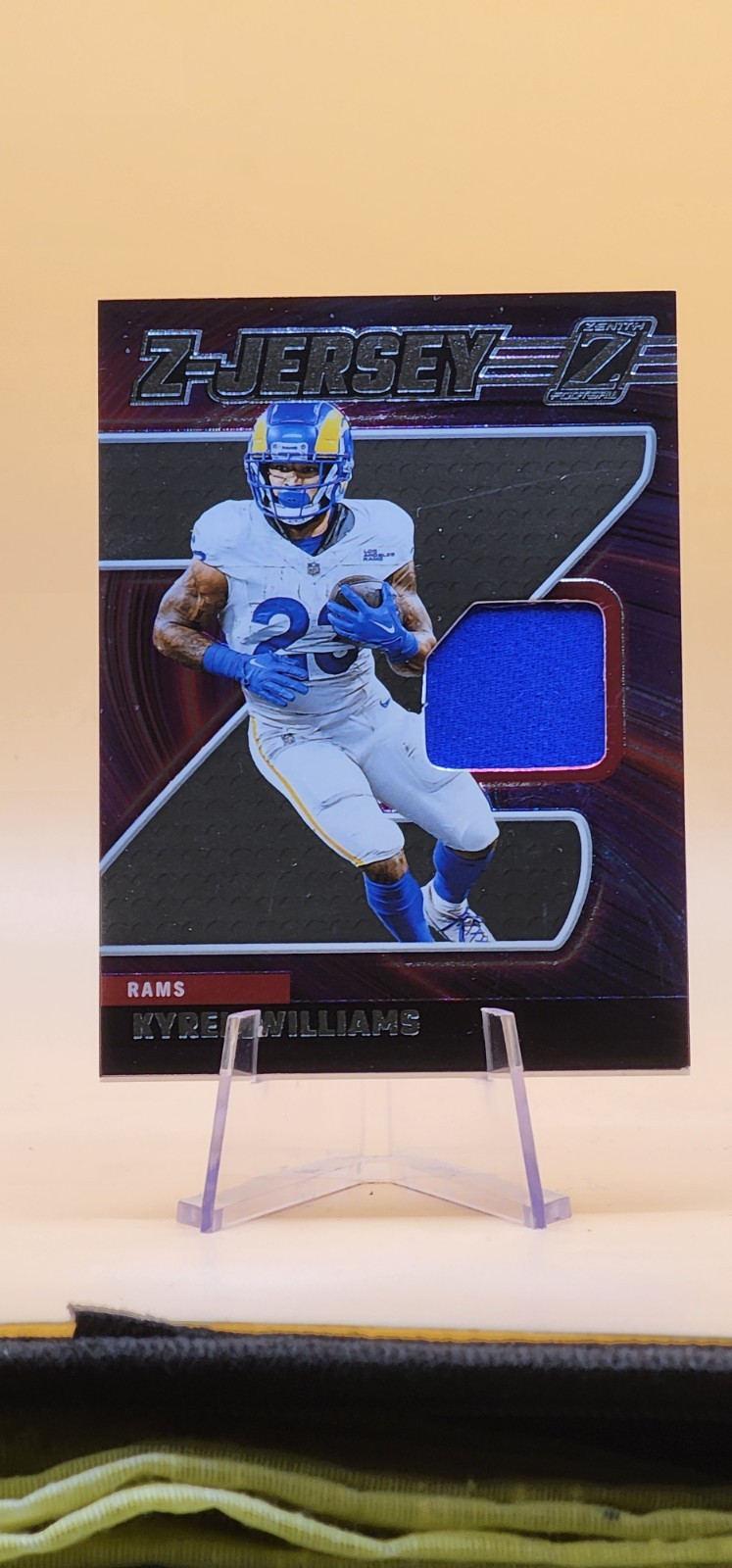 2024 Panini Zenith Football - KYREN WILLIAMS Rams Z-Jersey #ZJ39