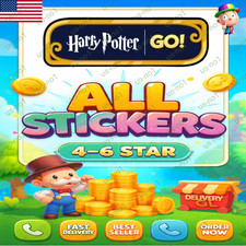  All Sticker Available    Monopoly Stickers Go 4-6 Stars  SUPER FAST  24/7