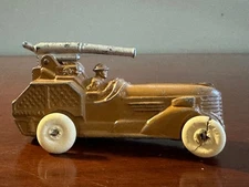 Vintage Barclay BV19 #48 Anti-Aircraft Gun Truck, 4", 1 Man, 2 Broken Tires.