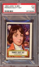 1952 Look 'n See #12 Francis Scott Key PSA 7