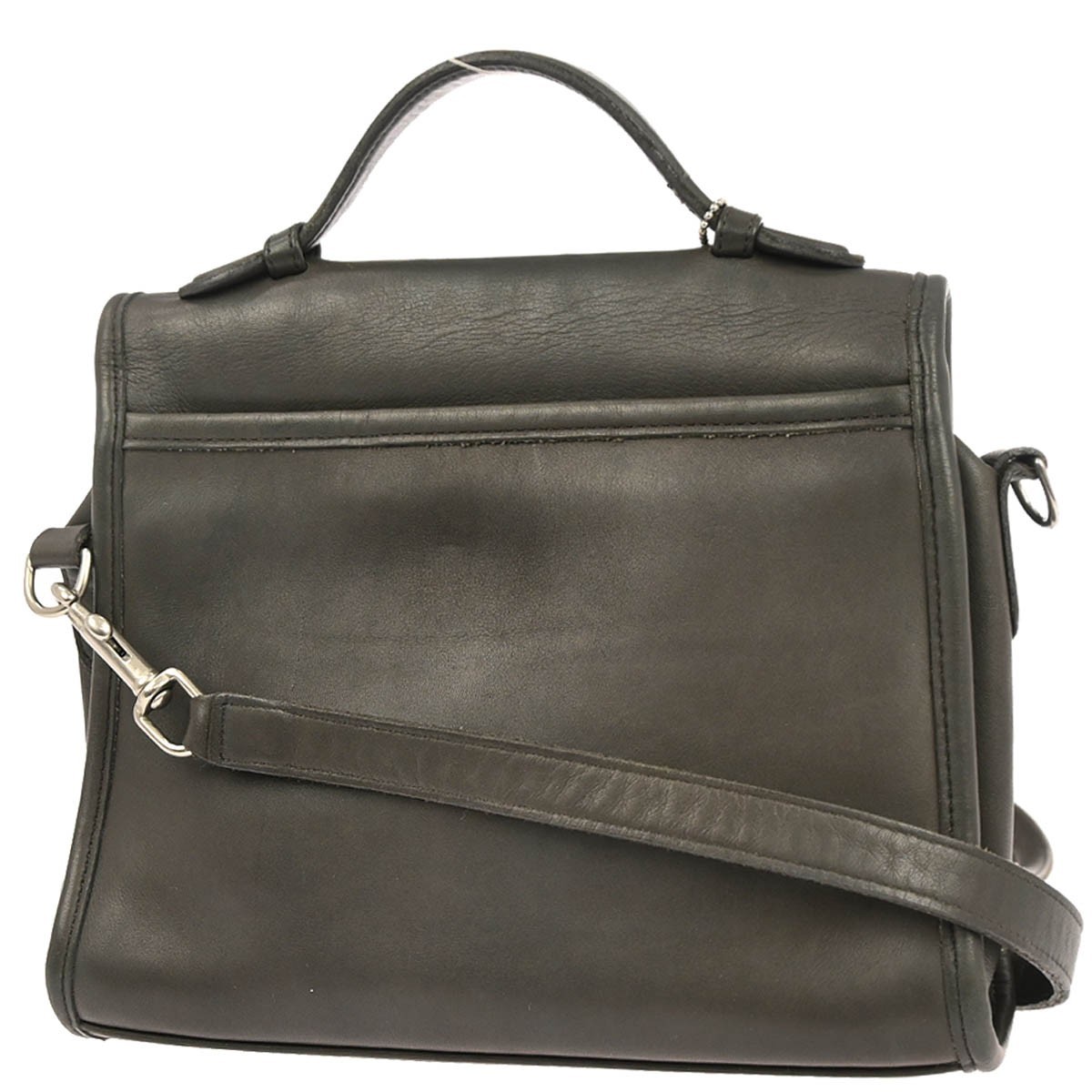 Coach Gray Leather Handbag L9C-9870 156023 thumbnail 2