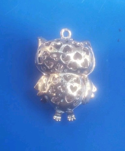 Vintage Owl Bird Pendant Charm - Picture 2 of 4