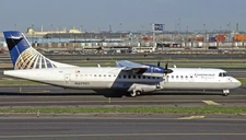 ATR-72-500 Continental Connection Desk Wood Airplane New Model  Large Scale 1/72