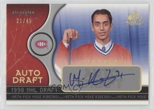 2005-06 SP Game Used Edition Auto Draft 21/45 Mike Ribeiro #AD-MR Auto 0uj7