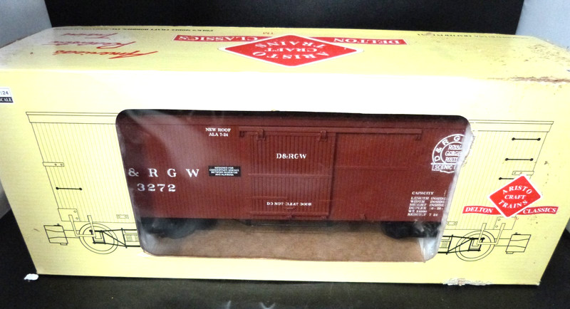G Scale Aristocraft D&RGW Wood Boxcar ART-86001