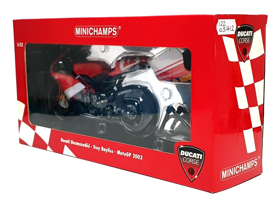 Minichamps 1/12 Scale 122 031412 - Ducati Desmosedici T. Bayliss
