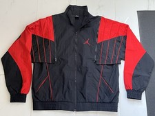 Rare 90s Y2K Nike Air Jordan Warm Up Shooting Windbreak Jacket Zipper Sleeves XL