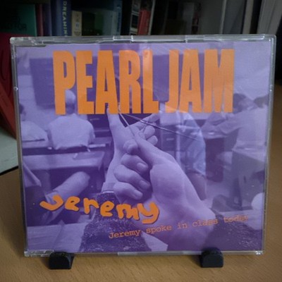 Pearl Jam Jeremy Single CD 1992 Australia Footsteps Yellow Ledbetter Clean Disc
