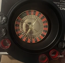 Spin to Win: Fairly Odd Novelties Shot Glass Roulette Set, 6 Glasses, 2 Balls,