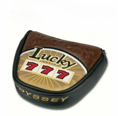 Lucky 777 Mallet Magnetic Closure Putter Head Cover For Odyssey Golf Club