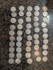 (50) ROOSEVELT DIME 90% SILVER 10 CENT LOT ROLL $5 FACE