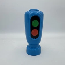 Vtech Go Go Smart Wheels Railroad Train Blue Traffic Light Stop
