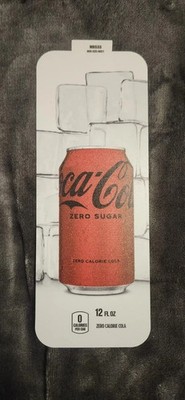 DIXIE NARCO 501E SODA VENDING MACHINE COCA COLA ZERO SUGAR COKE 12 OZ CAN LABEL