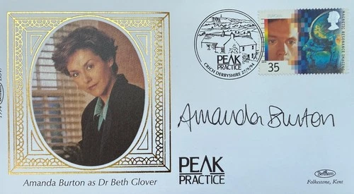 Amanda Burton, Peak Practice, Guaranteed Hand Signed 1994 FDC First Day Cover