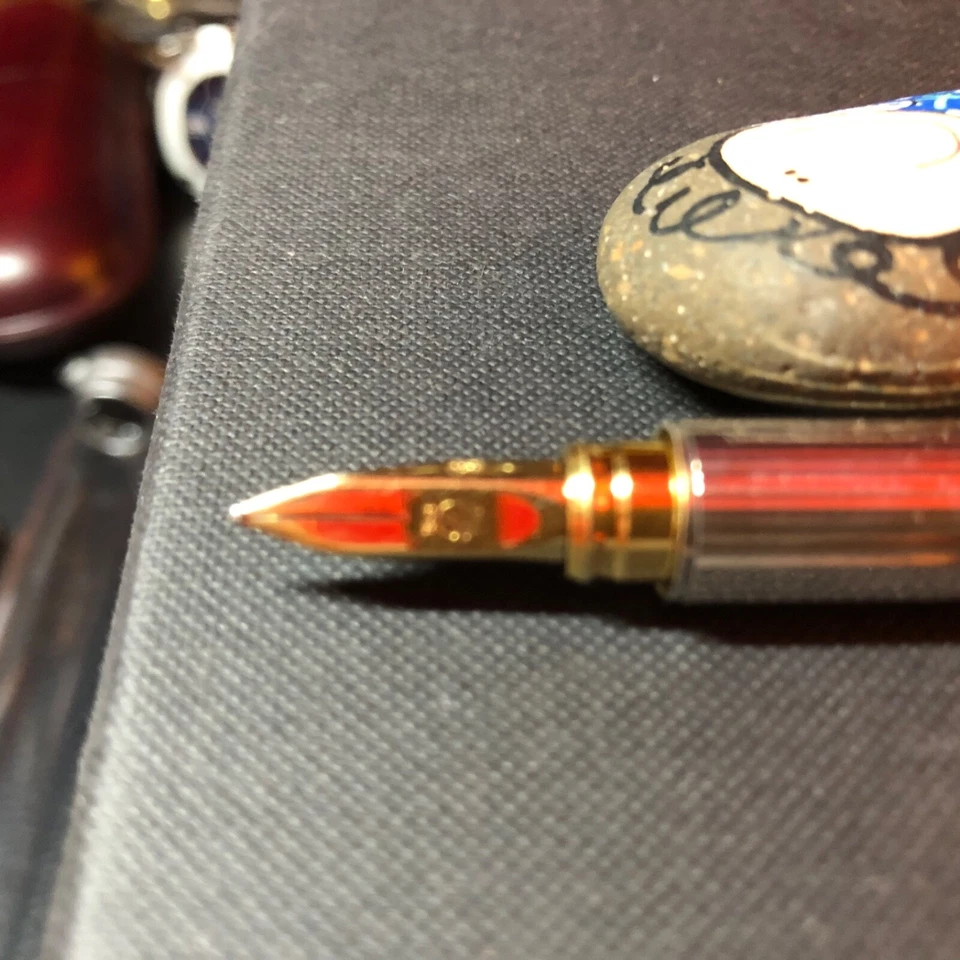 Silberner Gatsby DuPont Füllhalter aus den 80ern Slimline - Bild 3 von 4