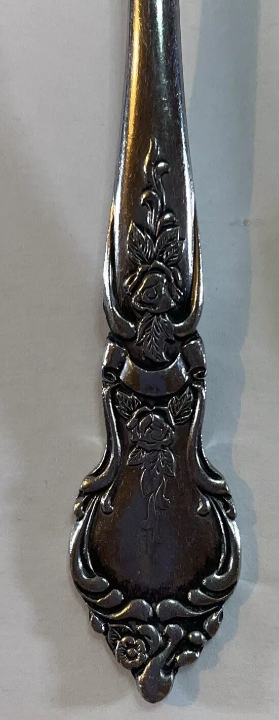 5 - National Stainless ROSE & LEAF Flatware Japan Assorted Forks & Spoons